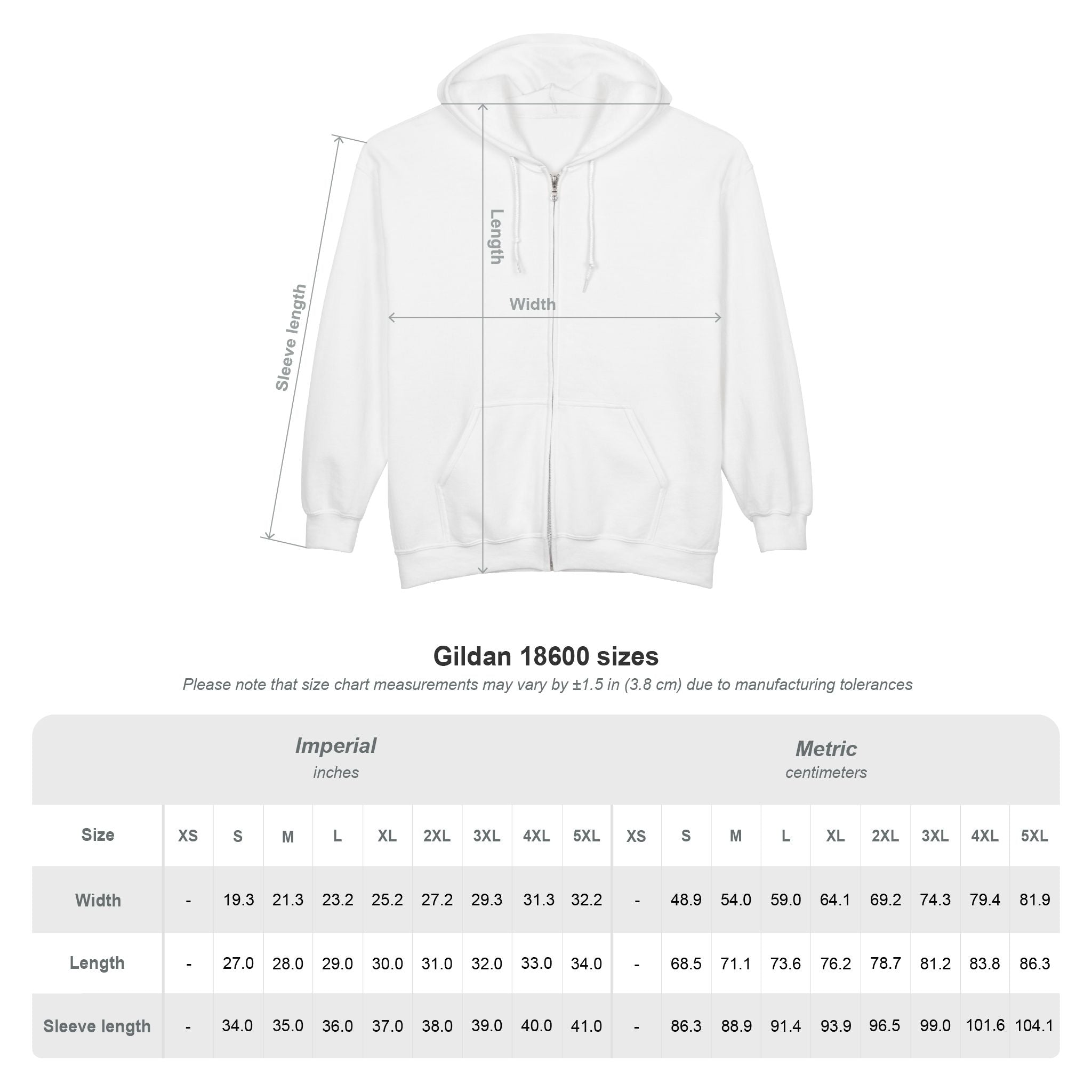 Unisex Orvanta Zip Hoodie