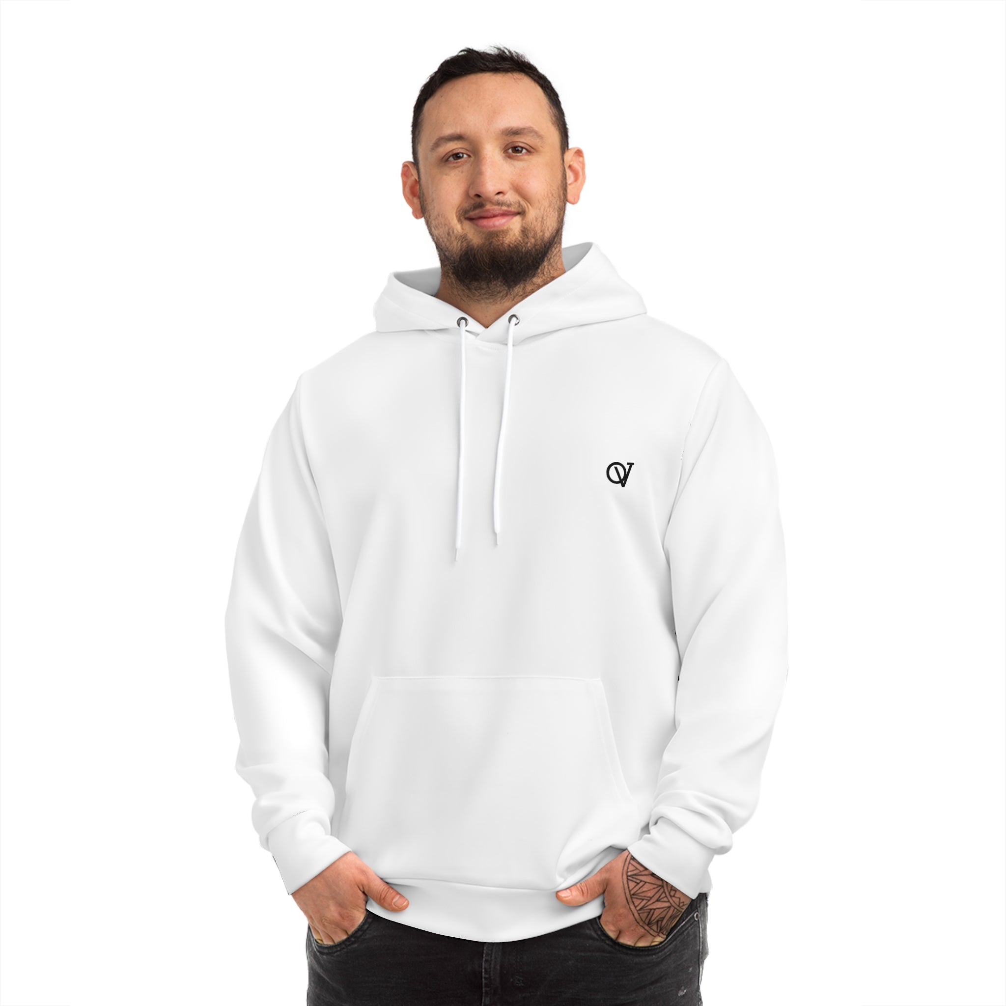 Men's White Orvanta designer Hoodie
