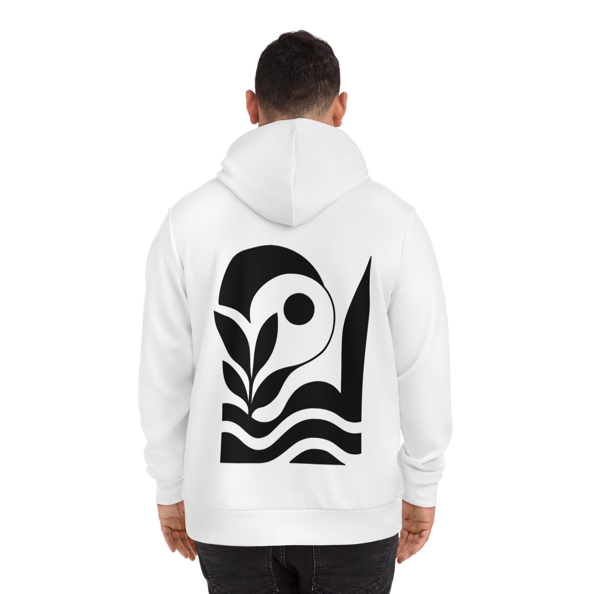 Men's White Orvanta designer Hoodie