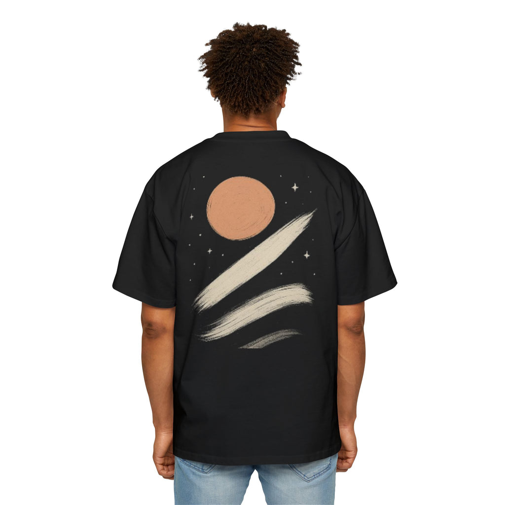 Orvanta Celestial Brushstroke Oversized T-shirt